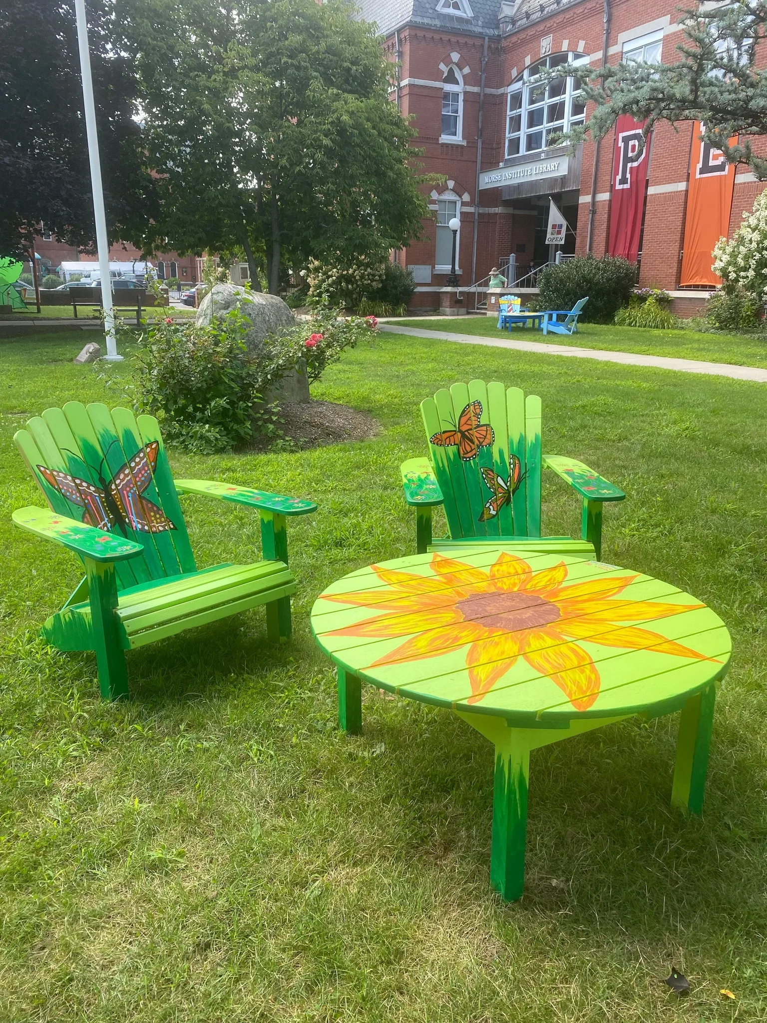 William Tulaba Natick Massachusetts Morse Library Outdoor space