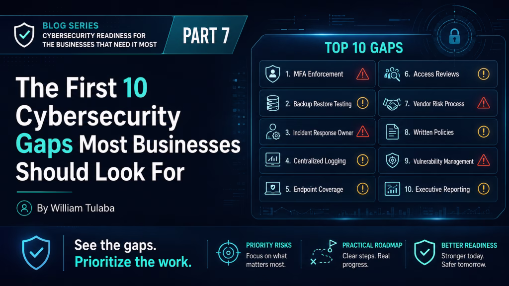 William Tulaba Natick Cybersecurity Readiness - Part 7